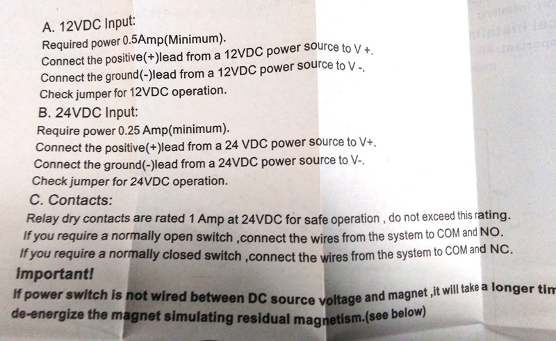 TEC K280 M Electromagnetic Lock