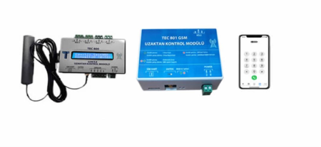 Usage Areas Of Tec800 And Tec801 Remote Controllers Wıth Gsm